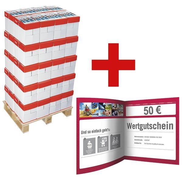 200x Multifunktionales Druckerpapier A4 Plano Perfect - 100000 Blatt gesamt inkl. 50€ MyDays-Gutschein 200x Multifunktionales Druckerpapier A4 Plano Perfect - 100000 Blatt gesamt inkl. 50€ MyDays-Gutschein