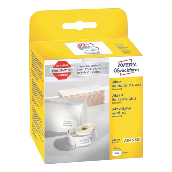 Avery Zweckform Rollenetiketten »AS0722520«