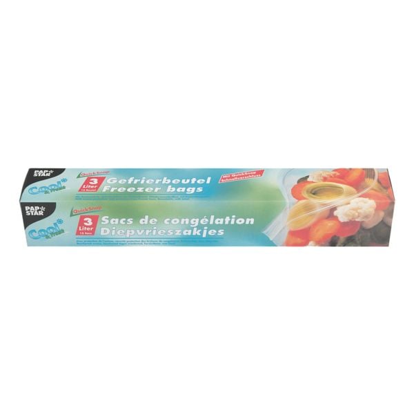 Papstar Gefrierbeutel »QuickSnap« 3 Liter Papstar Gefrierbeutel »QuickSnap« 3 Liter