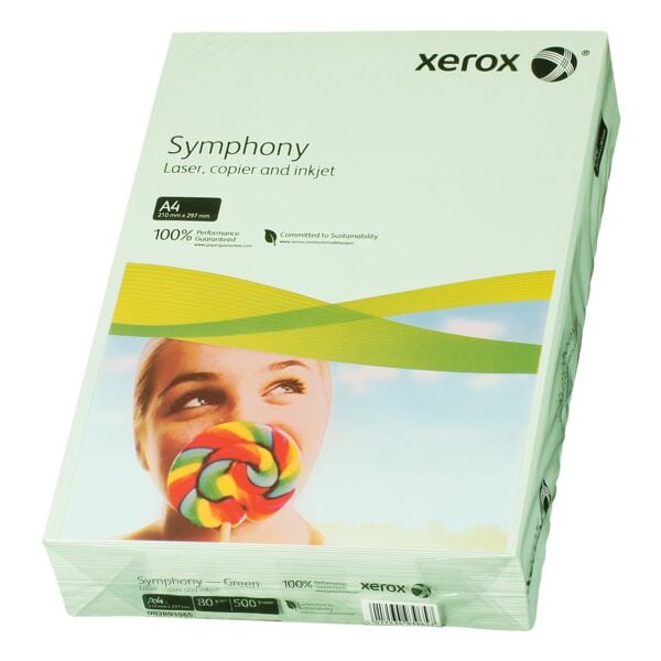 Farbiges Druckerpapier A4 Xerox Symphony - 500 Blatt gesamt