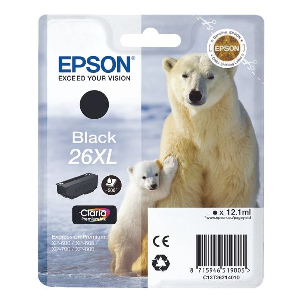 Epson Tintenpatrone XL »T262140« Nr. 26XL
