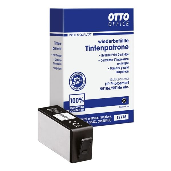 OTTO Office Tintenpatrone ersetzt HP »CN684EE« Nr. 364 XL BK schwarz
