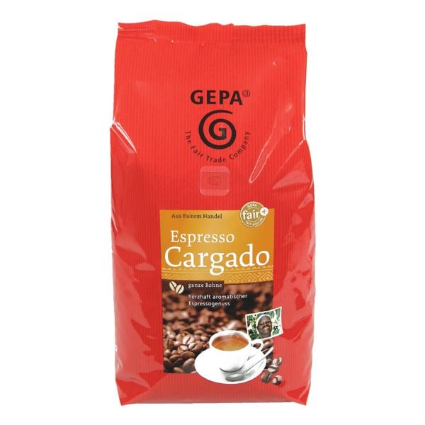 GEPA Espresso Cargado Ganze-Bohnen-Espresso 1000 g