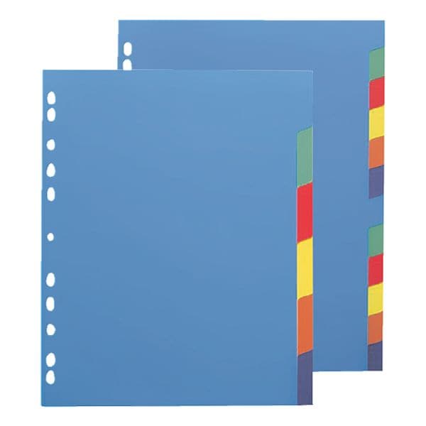 OTTO Office Premium Register, A4, blanko 6-teilig, mehrfarbig, Kunststoff