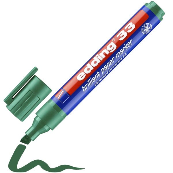 edding Permanent-Marker 33 - Keilspitze, Strichst�rke 1,0  - 5,0 mm (XB)