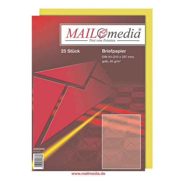 Mailmedia Farbiges Briefpapier Mailmedia Farbiges Briefpapier