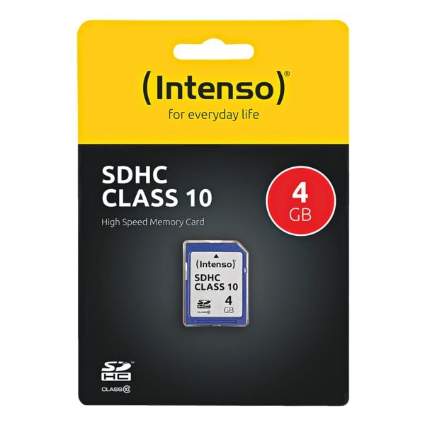 Intenso SDHC-Speicherkarte Intenso Class10 4GB