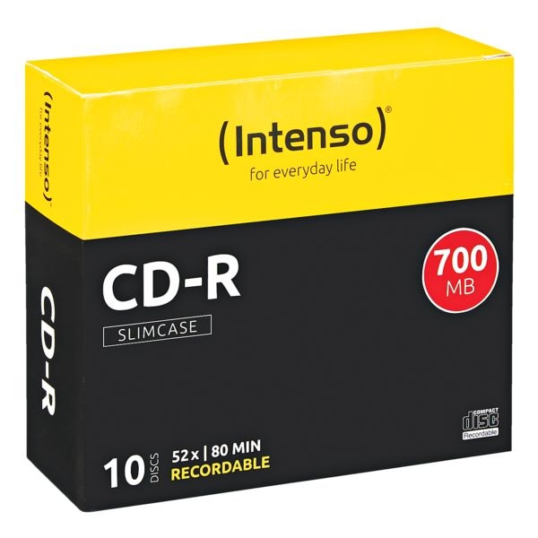 Intenso CD-Rohlinge CD-R 10 Stck