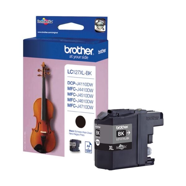 Brother Tintenpatrone LC-127XLBK