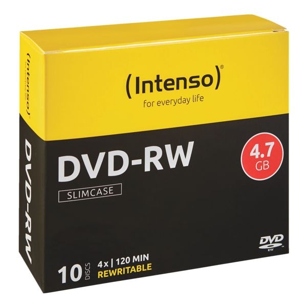 Intenso DVD-Rohlinge »DVD-RW« Intenso DVD-Rohlinge »DVD-RW«