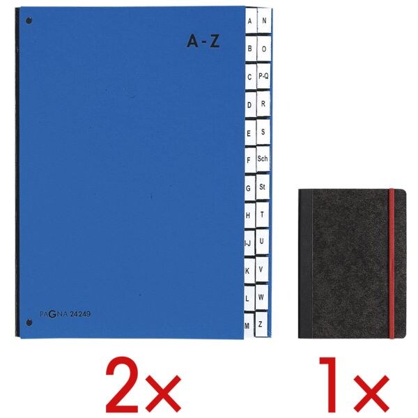 Pagna 2x Pultordner »COLOR« inkl. Notizbuch Pagna 2x Pultordner »COLOR« inkl. Notizbuch