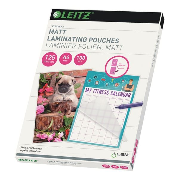LEITZ 100 Stck Laminierfolien 16926 A4 125 mic matt