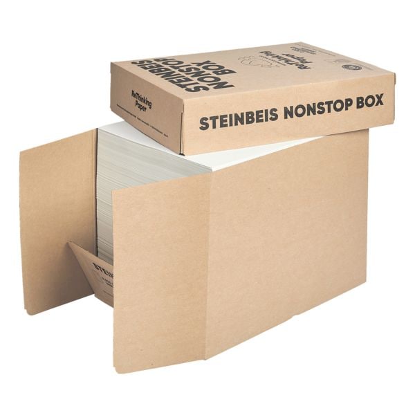 Maxi-Box Recyclingapier A4 Steinbeis Trend White - 2500 Blatt gesamt