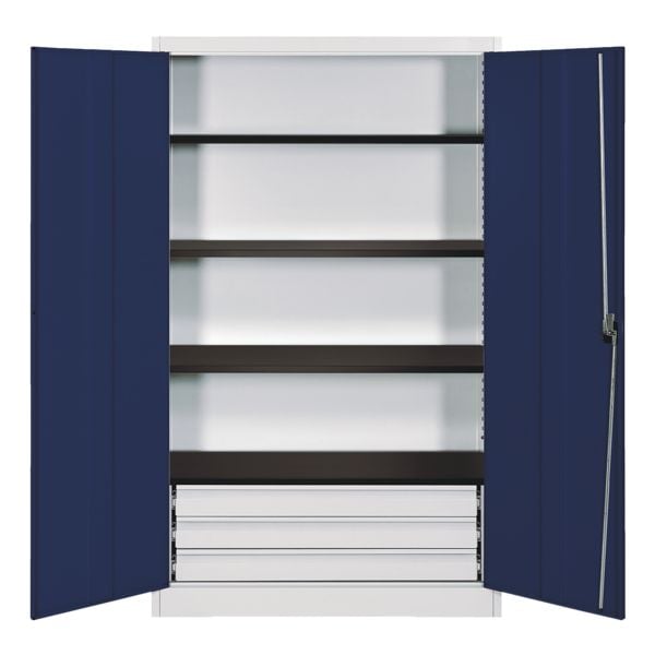 mauser Stahlschrank abschlie�bar, 120 x 195 cm, Fl�gelt�r