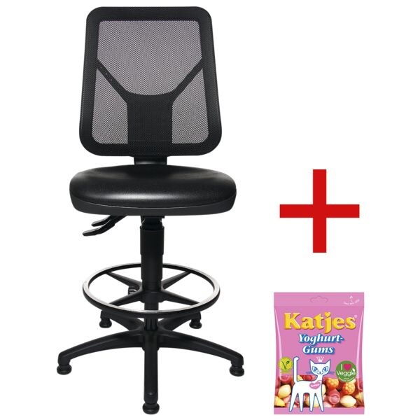 Topstar Arbeitsdrehstuhl »TEC 80 PK Counter« ohne Armlehnen inkl. Fruchtgummi »Joghurtgums« Topstar Arbeitsdrehstuhl »TEC 80 PK Counter« ohne Armlehnen inkl. Fruchtgummi »Joghurtgums«