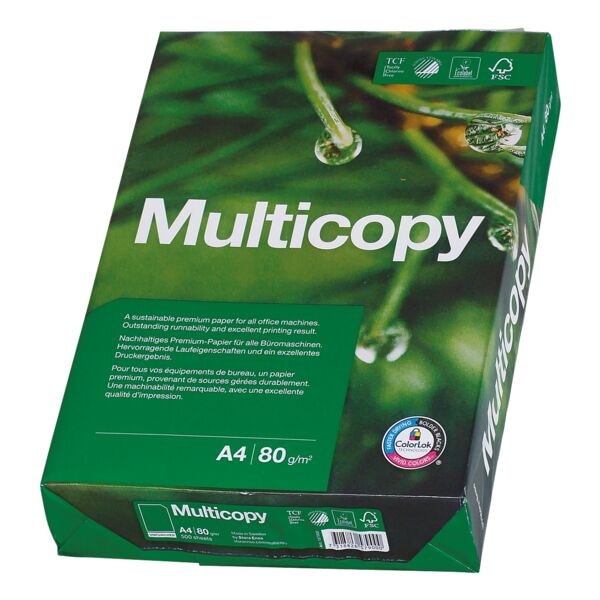 Multifunktionspapier A4 MultiCopy MultiCopy - 500 Blatt gesamt Multifunktionspapier A4 MultiCopy MultiCopy - 500 Blatt gesamt