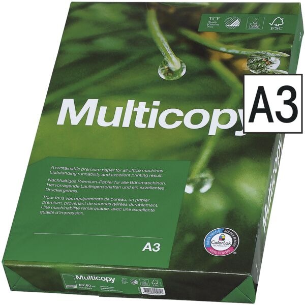 Multifunktionspapier A3 MultiCopy MultiCopy - 500 Blatt gesamt