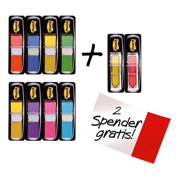 Post-it Index Haftmarker Index Mini Promotionpack 43,2 x 11,9 mm, Kunststoff Post-it Index Haftmarker Index Mini Promotionpack 43,2 x 11,9 mm, Kunststoff