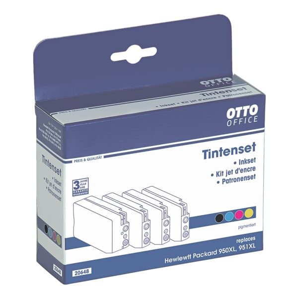 OTTO Office Tintenpatronen-Set ersetzt Hewlett Packard C2P43AE Nr.950 (XL)/951 (XL)