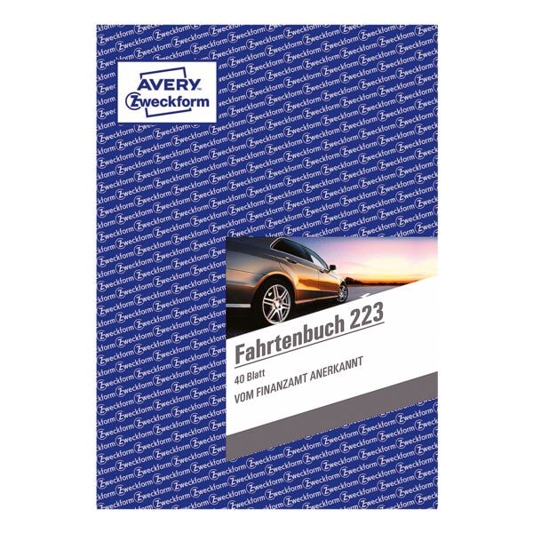 Zweckform 222 Fahrtenbuch PKW A6 quer / 40Blatt