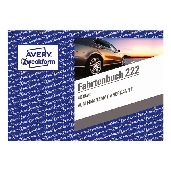 Avery Zweckform Fahrtenbuch A6 Design 48Bl.