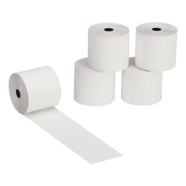Franz Veit 5er-Pack Kassenrollen / Additionsrollen 57 mm / 25 m