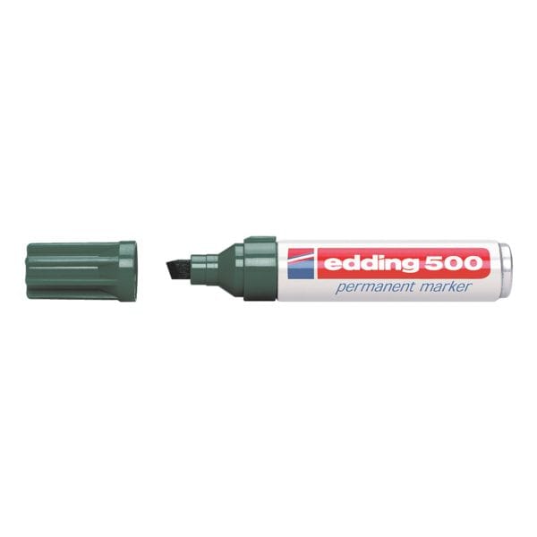 edding Permanent-Marker 500 - Keilspitze, Strichstrke 2,0  - 7,0 mm (XB)