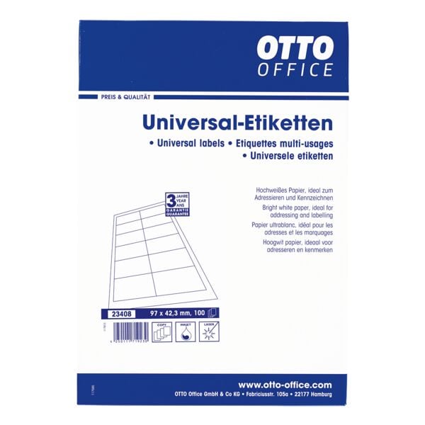 OTTO Office 1200er-Pack Universal Klebeetiketten