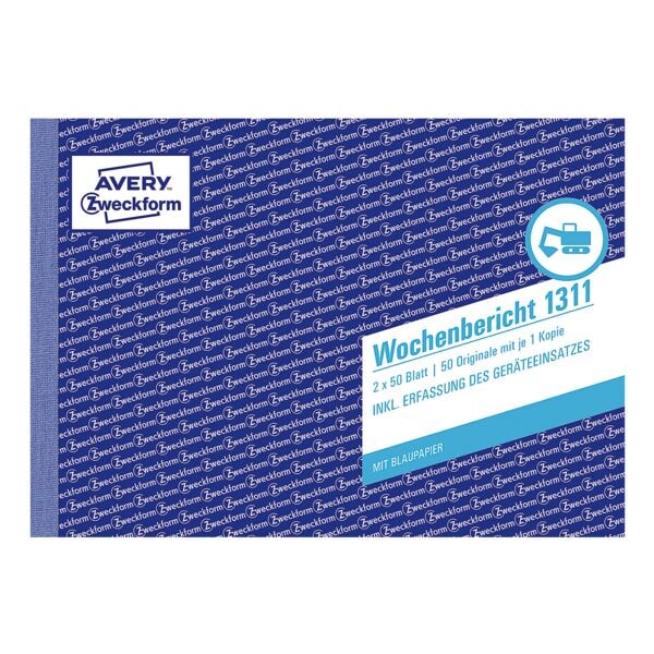 Avery Zweckform Formularbuch »Wochenbericht«