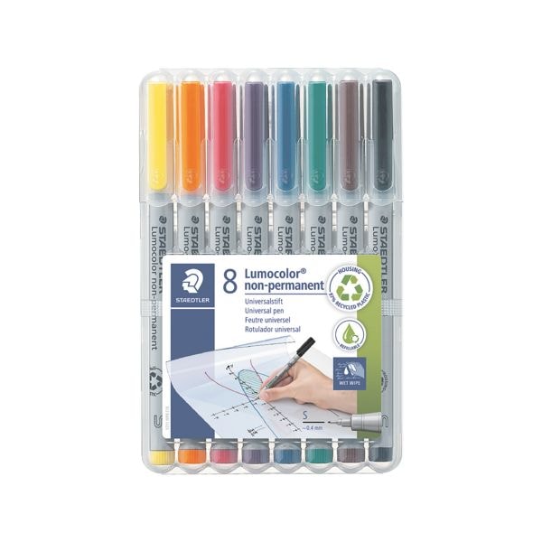 STAEDTLER Fineliner-Set Lumocolor non-permanent 0,4mm (S)