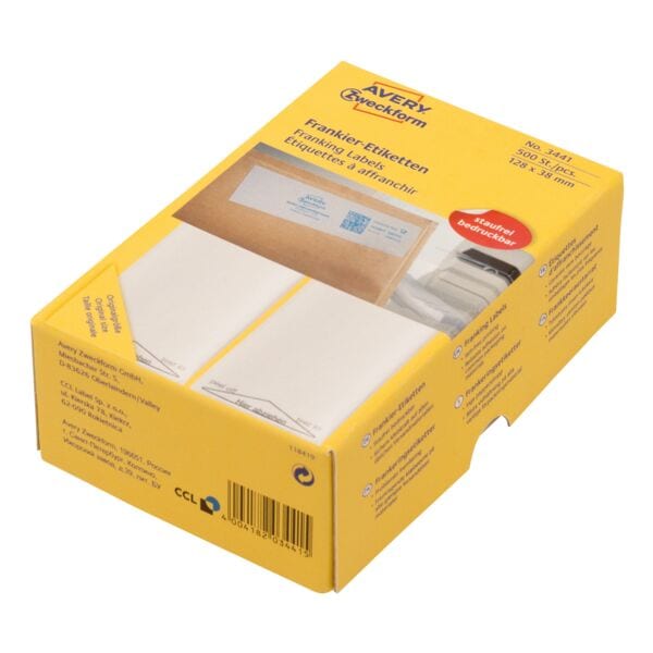 Avery Zweckform Frankieretiketten »3442« 138x48 mm 500 Stück Avery Zweckform Frankieretiketten »3442« 138x48 mm 500 Stück