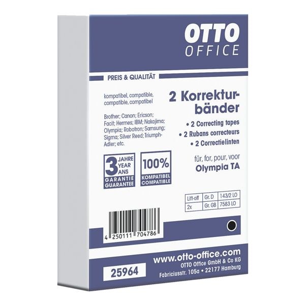 OTTO Office Schreibmaschinen-Korrekturbänder OTTO Office Schreibmaschinen-Korrekturbänder