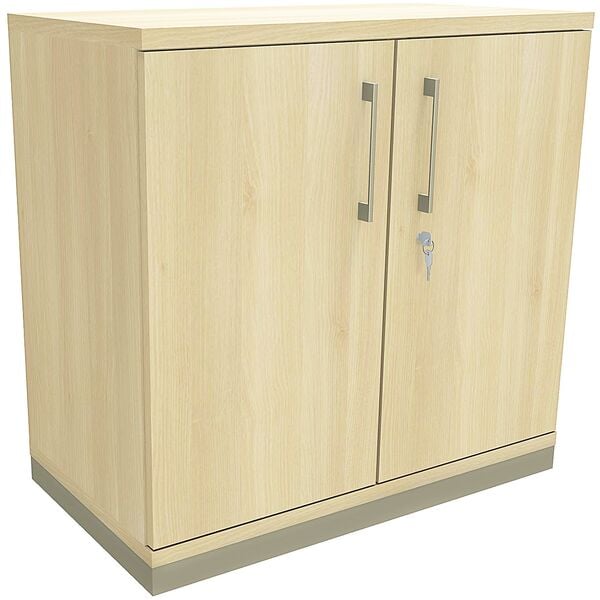 Aktenschrank abschließbar für 2 Ordnerhöhen Breite 80 cm Oldenburg fm Büromöbel