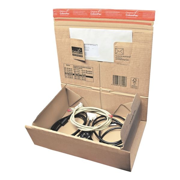 Colompac Paket-Versandkartons 30,5/21,2/11,0 cm - 10 Stück