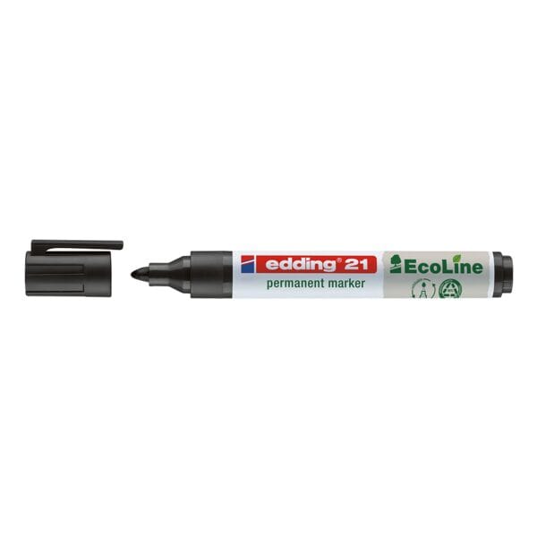 ko-Tipp: edding 21 EcoLine Permanent-Marker - Rundspitze, Strichstrke 1,5  - 3,0 mm (XB)