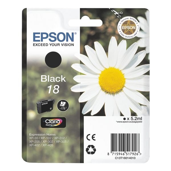 Epson Tintenpatrone »T1801« Nr. 18 Epson Tintenpatrone »T1801« Nr. 18