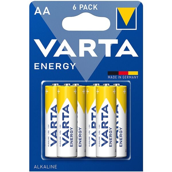 Varta 6er-Pack Batterien Energy Mignon / AA / LR06
