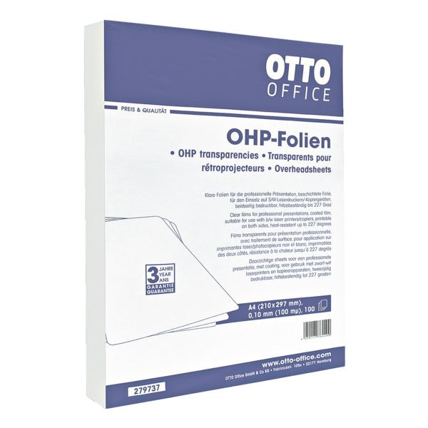 OTTO Office OHP-S/W-Laserfolien
