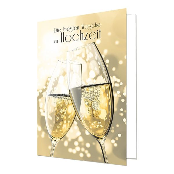 Grußkarte LUMA KARTENEDITION Hochzeit, Sonderformat, mit Umschlag, 6 Stück Grußkarte LUMA KARTENEDITION Hochzeit, Sonderformat, mit Umschlag, 6 Stück