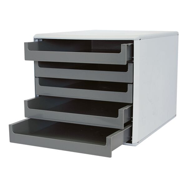 M und M Schubladenbox mit lichtgrauer Hülle - Bei OTTO Office günstig