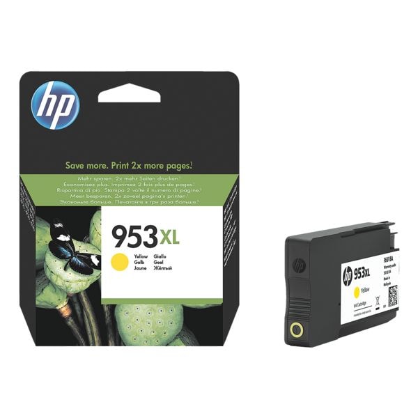 HP Tintenpatrone HP 953XL, gelb - F6U18AE