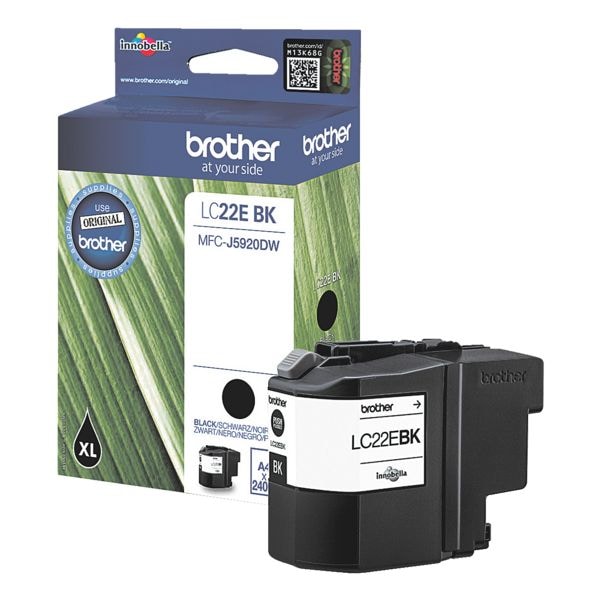 Brother Tintenpatrone �LC-22EBK�