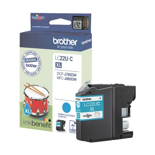 Brother Tintenpatrone LC-22UC