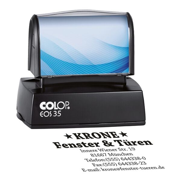 Colop Selbstfärbender Textstempel »EOS 35« Colop Selbstfärbender Textstempel »EOS 35«