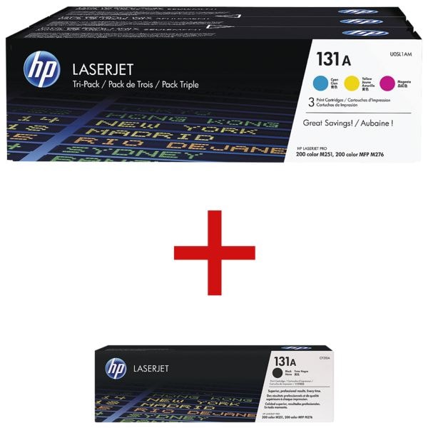 4-farbiges Druckkassetten-Set �CF210A / CF213AM� HP 131A