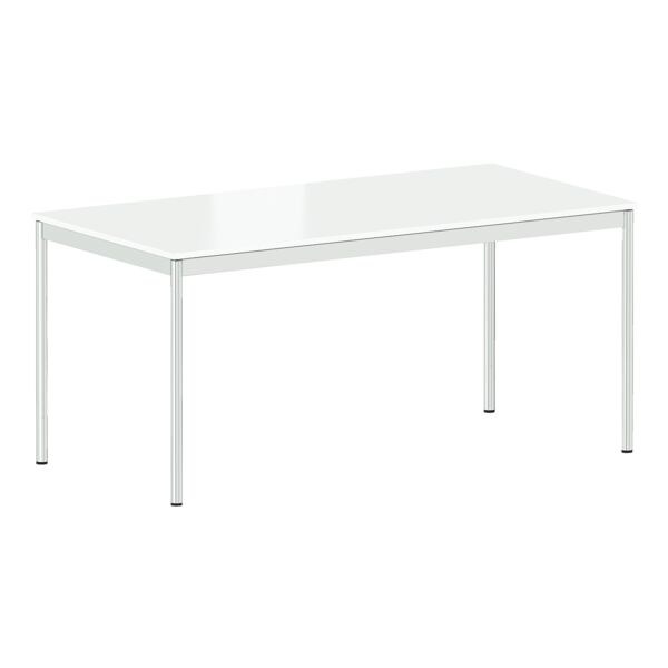 viasit Schreibtisch �System 4� 160 cm, 4-Fu� silber