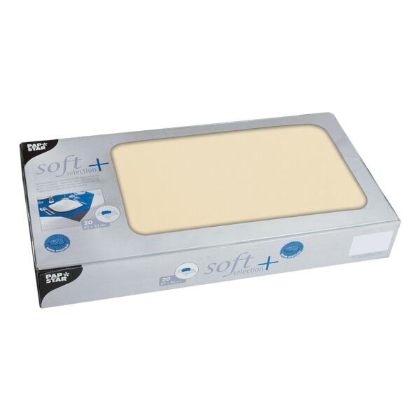 Papstar Vlies Mitteldecke 80 x 80 cm »soft selection plus« einfarbig 20 Stück