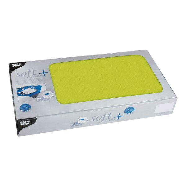 Papstar Vlies Mitteldecke 80 x 80 cm soft selection plus einfarbig 20 Stck