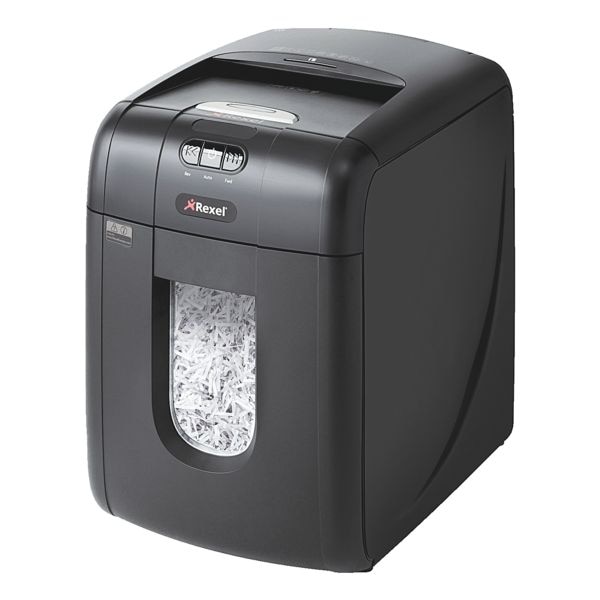Aktenvernichter Rexel Auto+ 130X, Sicherheitsstufe 4, Partikelschnitt (4 x 40 mm) bis 130 Blatt Aktenvernichter Rexel Auto+ 130X, Sicherheitsstufe 4, Partikelschnitt (4 x 40 mm) bis 130 Blatt
