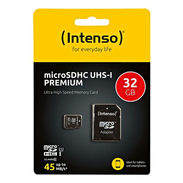 Intenso microSDHC-Speicherkarte »Premium«, 32GB